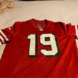 authentic NFL 49ers 2021 Alt Jersey red scarlet, Samuel 19.